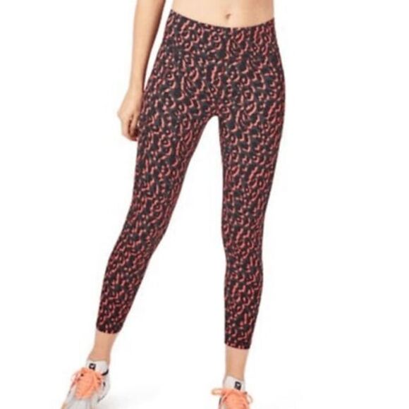 Sweaty Betty The Zero Gravity 7/8 Leggings Animal Print Athleisure Workout - Picture 1 of 8